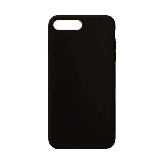 Capa de Silicone para Apple iPhone 7 Plus/Apple iPhone 8 Plus Preto